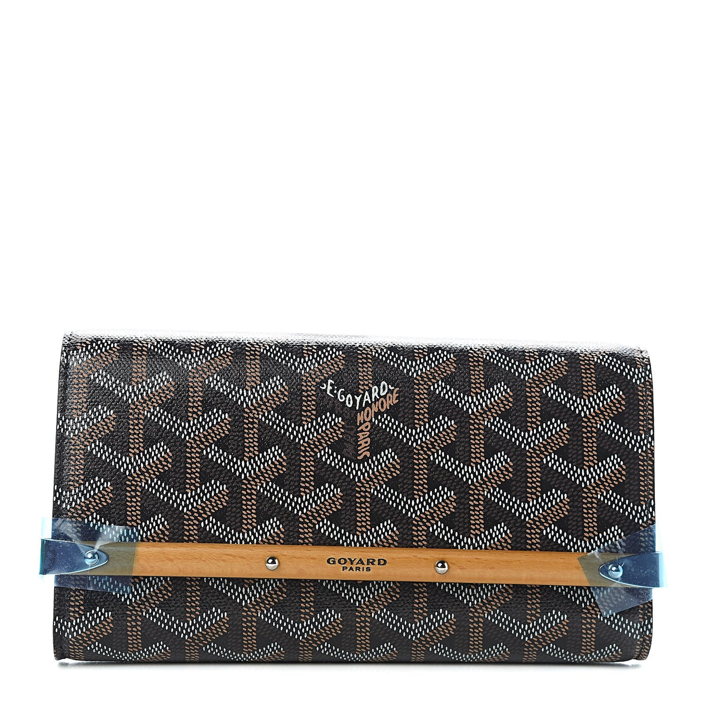 Goyardine Monte Carlo Mini Phone Case Black