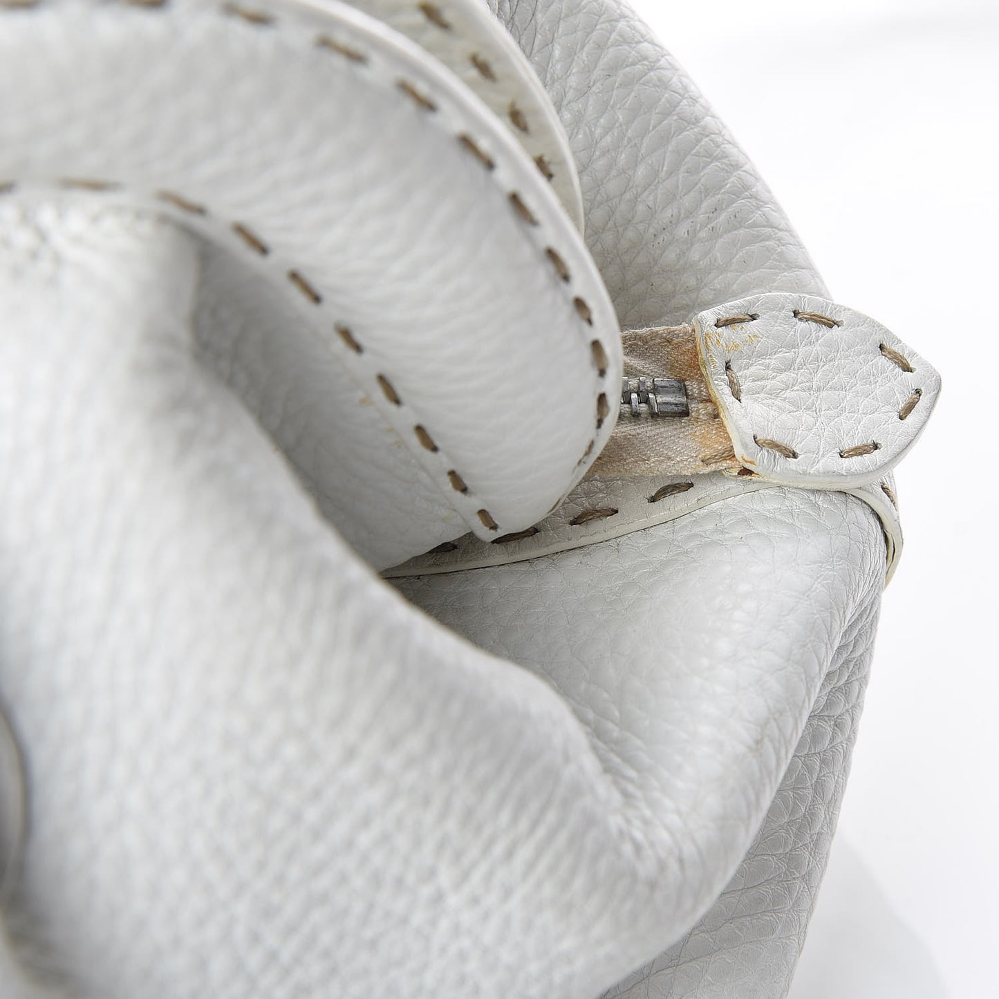 Calfskin Romano Selleria Adele 1328 Bag White