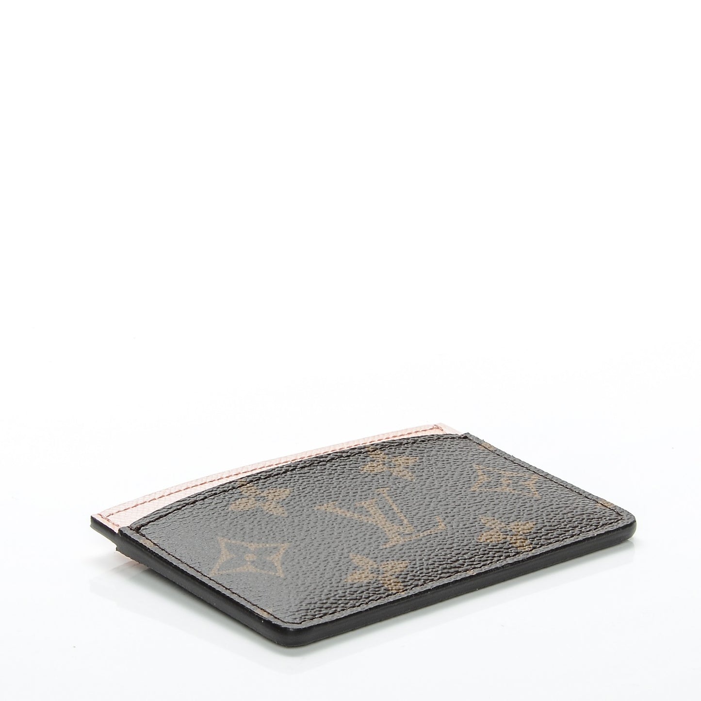 Monogram Card Holder Rose Nacre