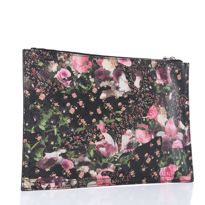 Givenchy Coated Canvas Roses Camouflage Print Medium Antigona Zip Pouch Black 3 of 8