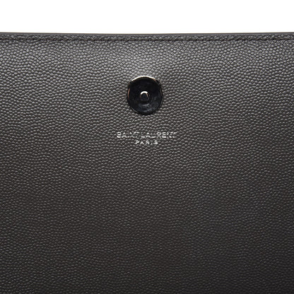 Saint Laurent Grain De Poudre Large Classic Monogram Kate Satchel Earth 6 of 7