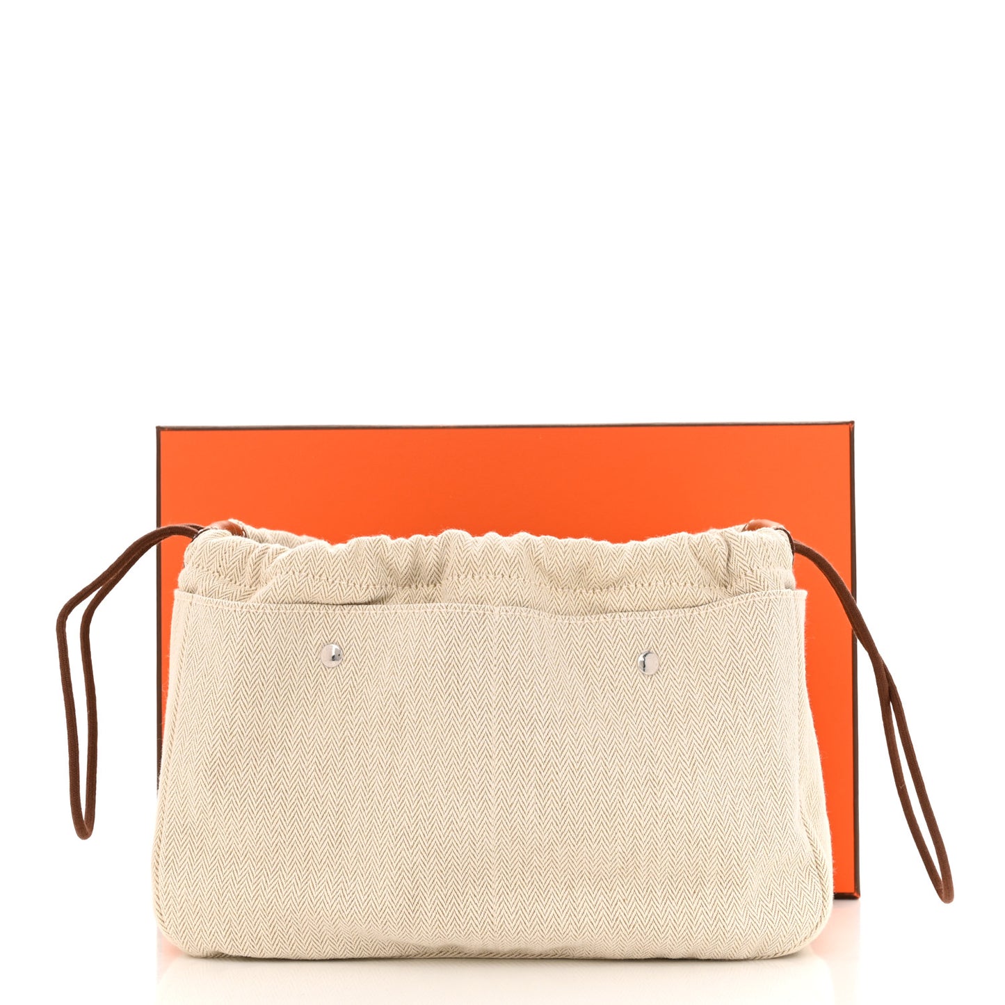 Canvas Barenia Fourbi 25 MM Pouch Naturel Fauve