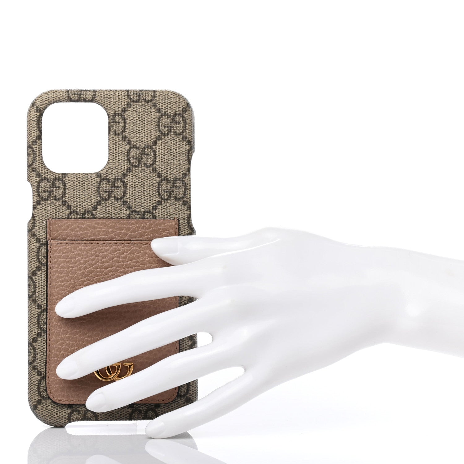 Gucci GG Supreme Monogram Marmont iPhone 12/12 Pro Max Case Dusty Rose 2 of 6