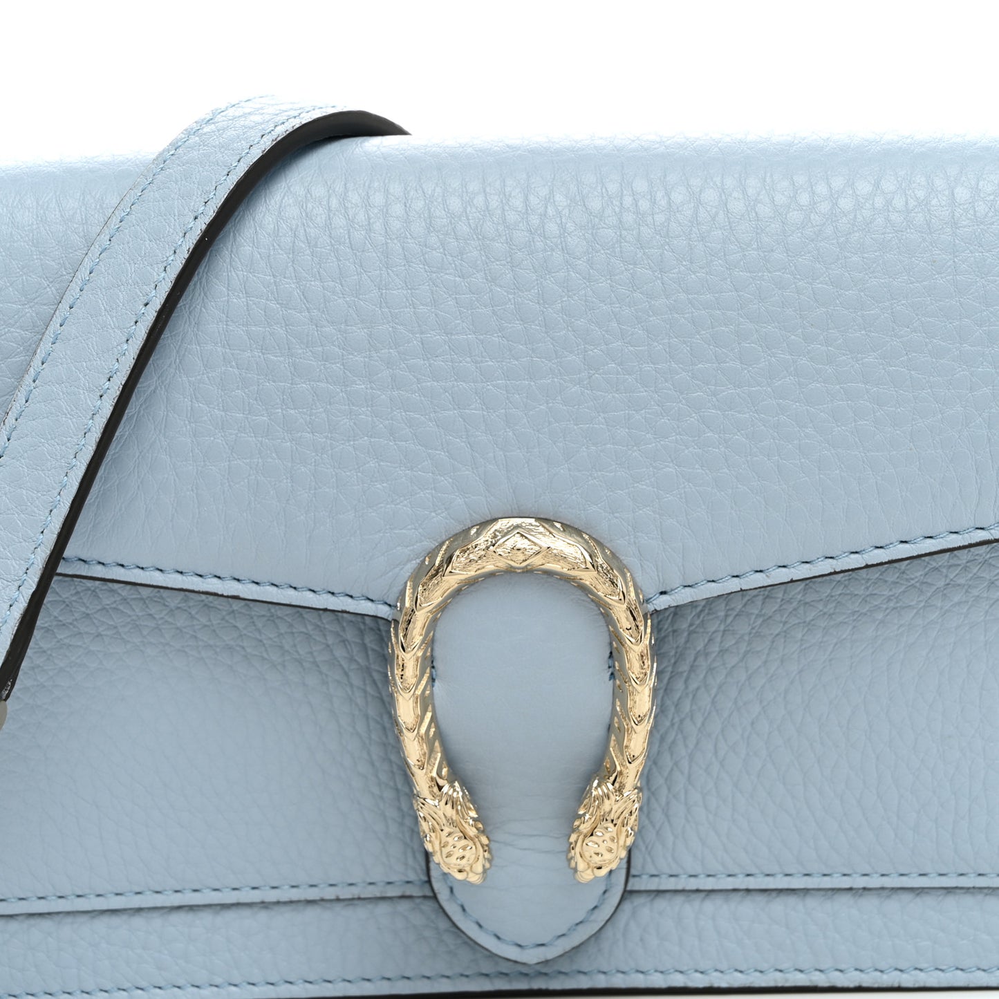 Calfskin Dionysus NM Chain Wallet Porcelain Light Blue