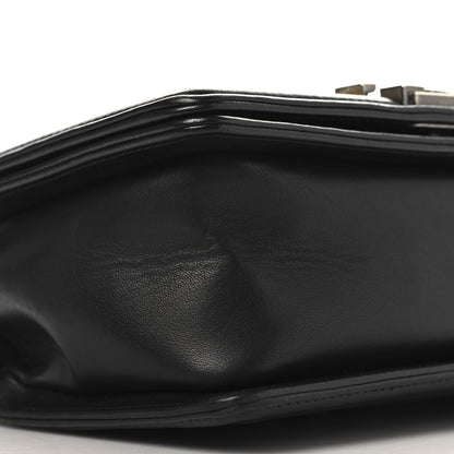 Chanel Lambskin Pleated Small Boy Flap Black 9 of 10