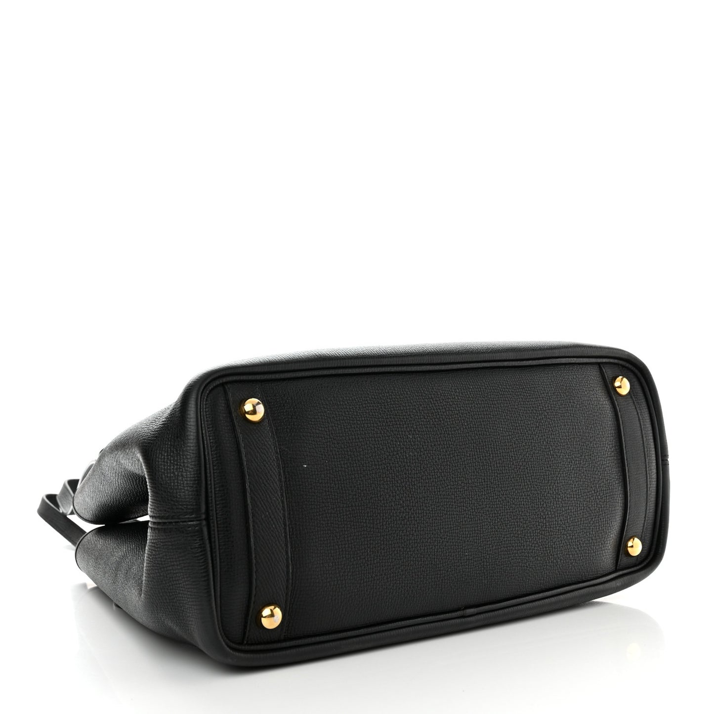 Grainy Calfskin Medium Honeybrook Tote Black