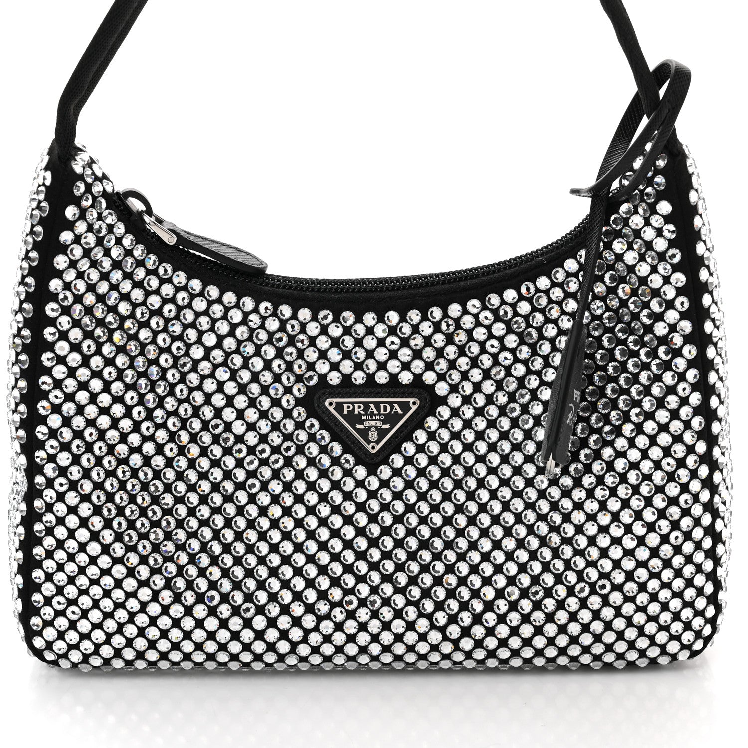 Prada Satin Crystal Mini Re-Edition 2000 Bag Cristal 8 of 11