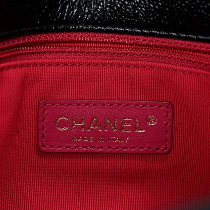 Chanel Shiny Caviar Quilted Large Chain Melody Flap Black 6 of 10