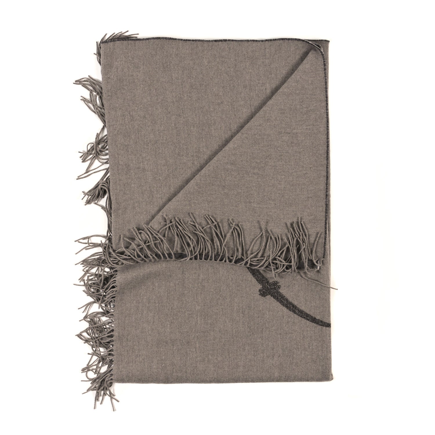 Hermes Cashmere Cheval Palomino Blanket Naturel 2 of 4