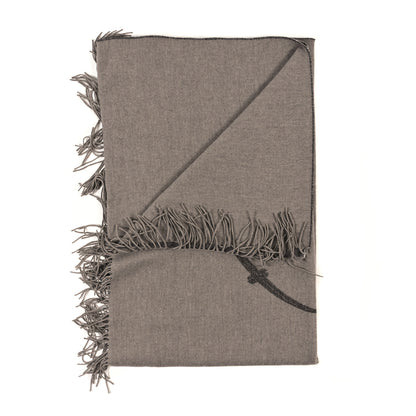 Hermes Cashmere Cheval Palomino Blanket Naturel 2 of 4