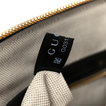 Gucci Boarded Plutone Calfskin Small Horsebit 1955 Top Handle Bag Black 8 of 12