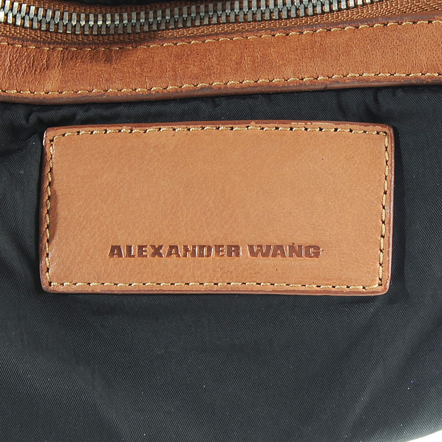 Alexander Wang Quilted Leather Rocco Brown 5 of 5