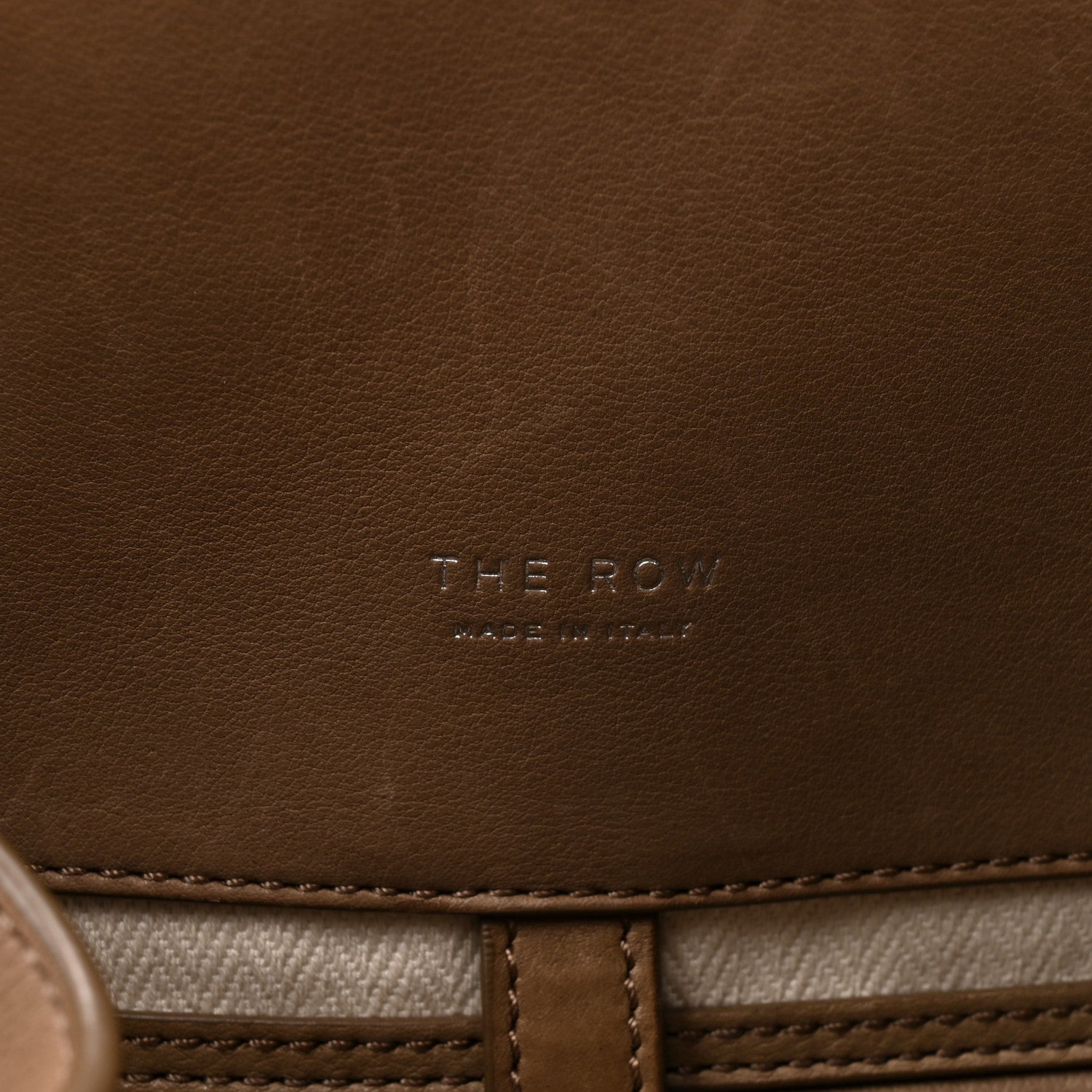The Row Polished Saddle Calfskin Soft Margaux 15 Mouse Grey 6 of 15