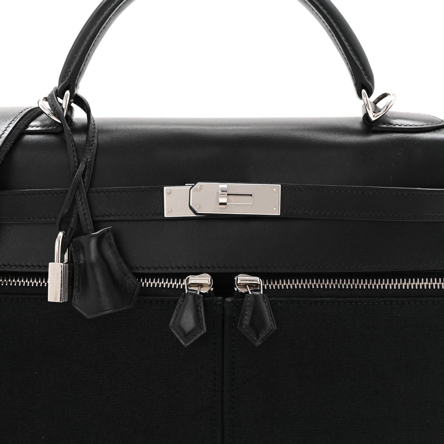 Hermes Box Toile Lakis Kelly 32 Black 15 of 19
