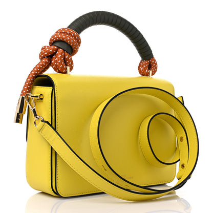 Marc Jacobs Textured Calfskin The J Link Shoulder Bag Yellow 3 of 9
