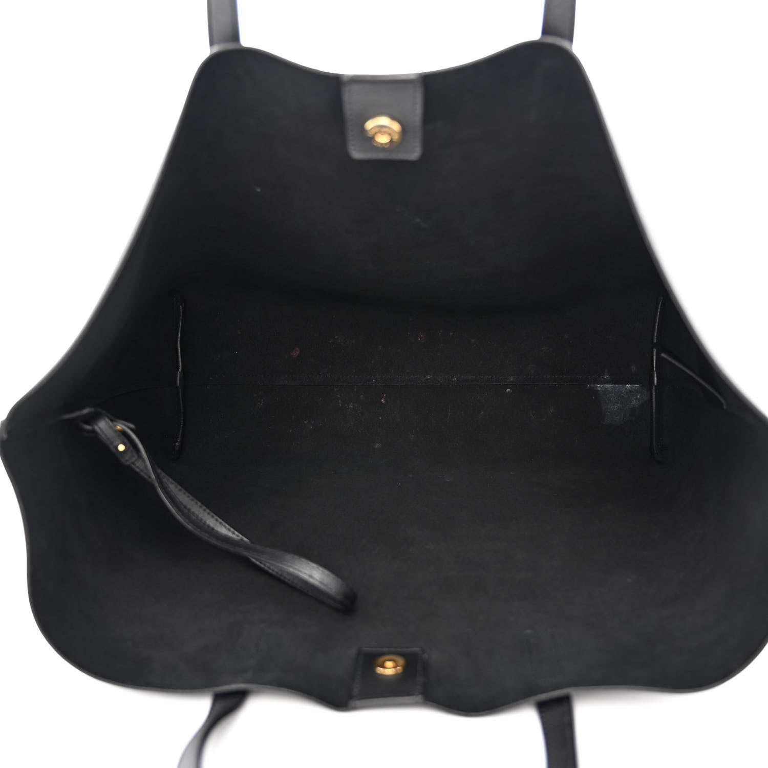 Saint Laurent Calfskin Large Shopping Tote Black 5 of 18