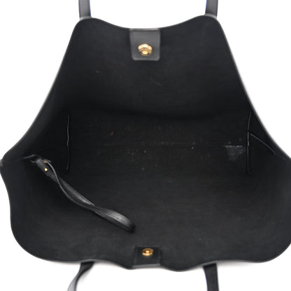 Saint Laurent Calfskin Large Shopping Tote Black 5 of 18