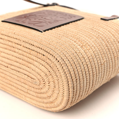 Loewe Raffia Small Square Basket Tote Bag Natural Tan 8 of 8