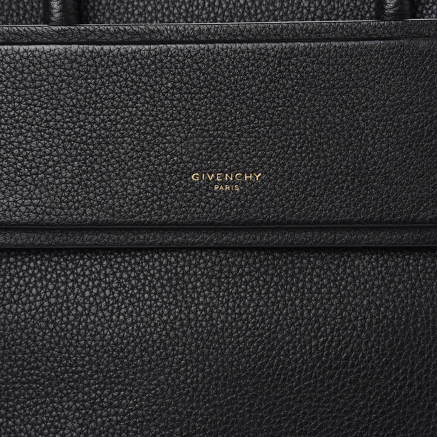 Grained Calfskin Mini Horizon Satchel Black