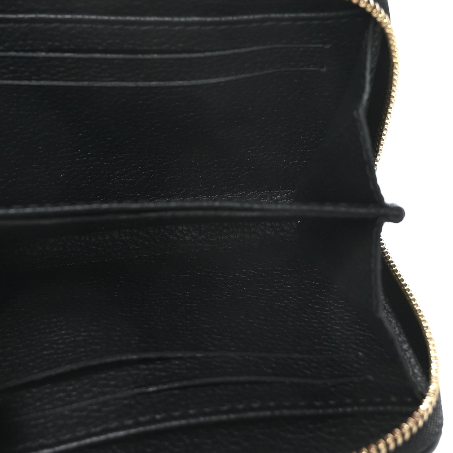 Louis Vuitton Empreinte Monogram Giant Zippy Coin Purse Black Beige 5 of 6