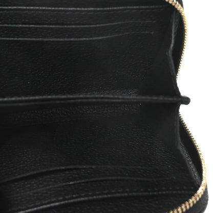 Louis Vuitton Empreinte Monogram Giant Zippy Coin Purse Black Beige 5 of 6