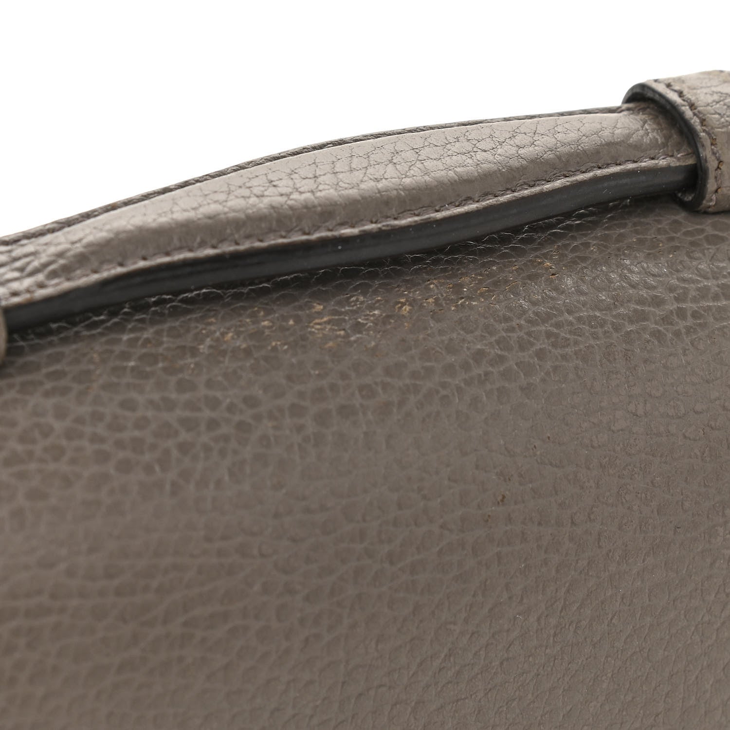 Gucci Dollar Calfskin Interlocking G Top Handle Shoulder Bag Loess 14 of 18