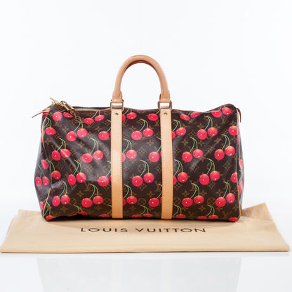 Louis Vuitton Monogram Cerises Keepall 45 10 of 10
