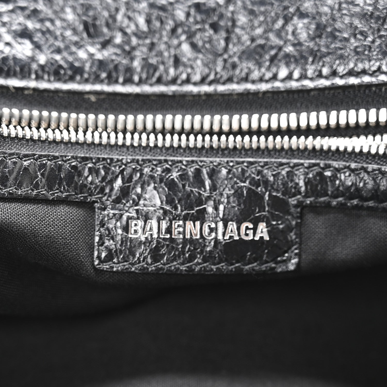 Balenciaga Agneau Arena Neo Cagole City Handbag Black 7 of 11