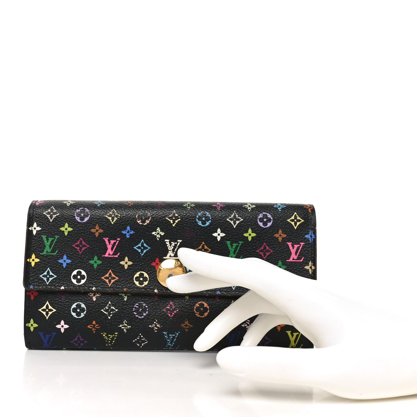 Monogram Multicolor Sarah Wallet Black Grenade