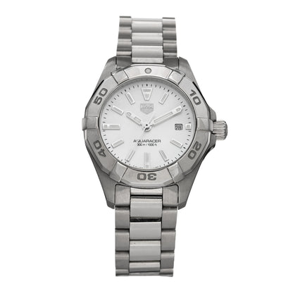 Tag Heuer Stainless Steel Mother of Pearl 27mm Aquaracer Lady Quartz Watch WBD1411 1 of 5