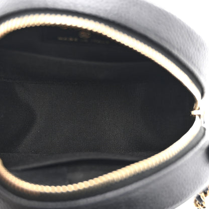 Chanel Caviar Quilted Round Filigree Crossbody Black 5 of 11