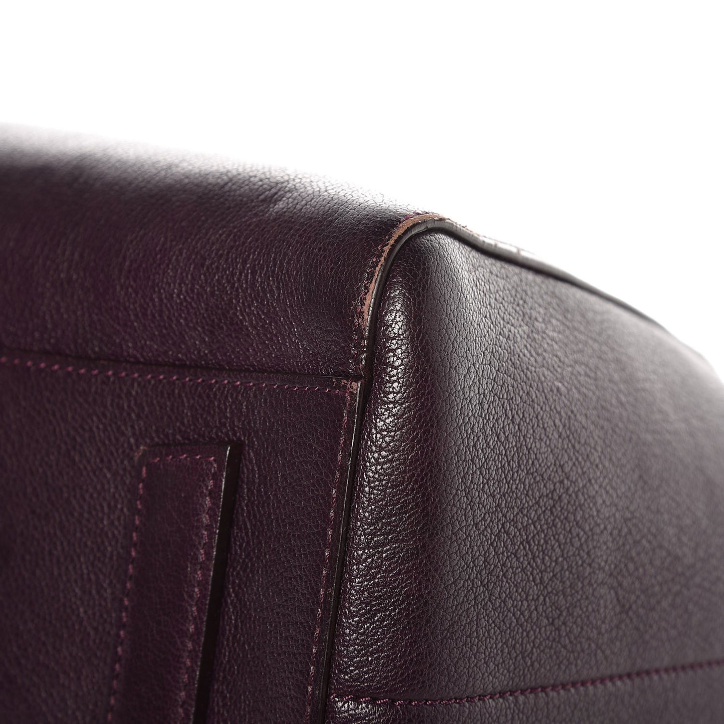 Sugar Goatskin Medium Antigona Aubergine