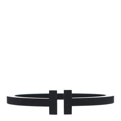 Tiffany Black-Coated Stainless Steel T Square Bracelet 1 of 5