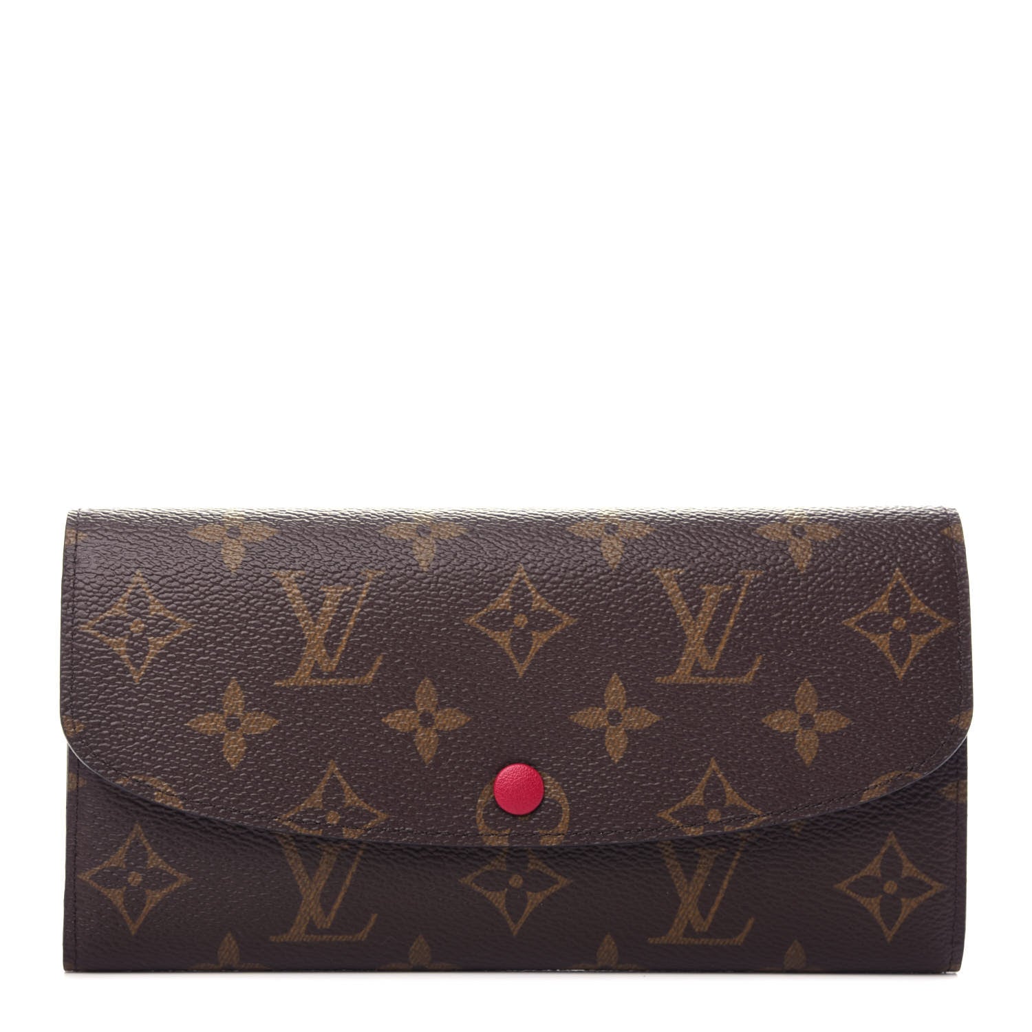Louis Vuitton Monogram Emilie Wallet Fuchsia 1 of 8