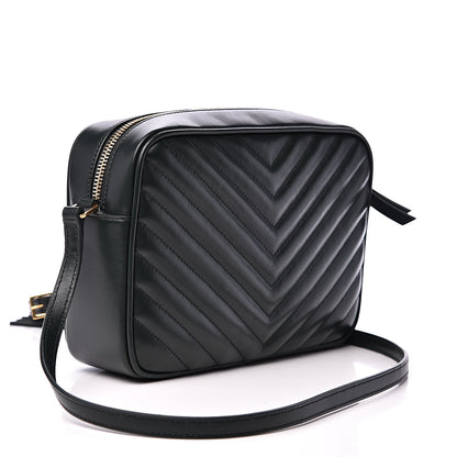 Saint Laurent Calfskin Matelasse Monogram Lou Camera Bag Green 2 of 8