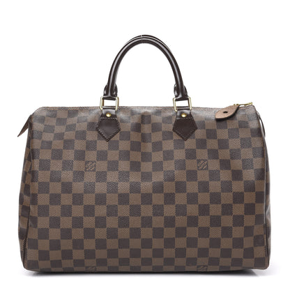 Louis Vuitton Damier Ebene Speedy 35 1 of 12