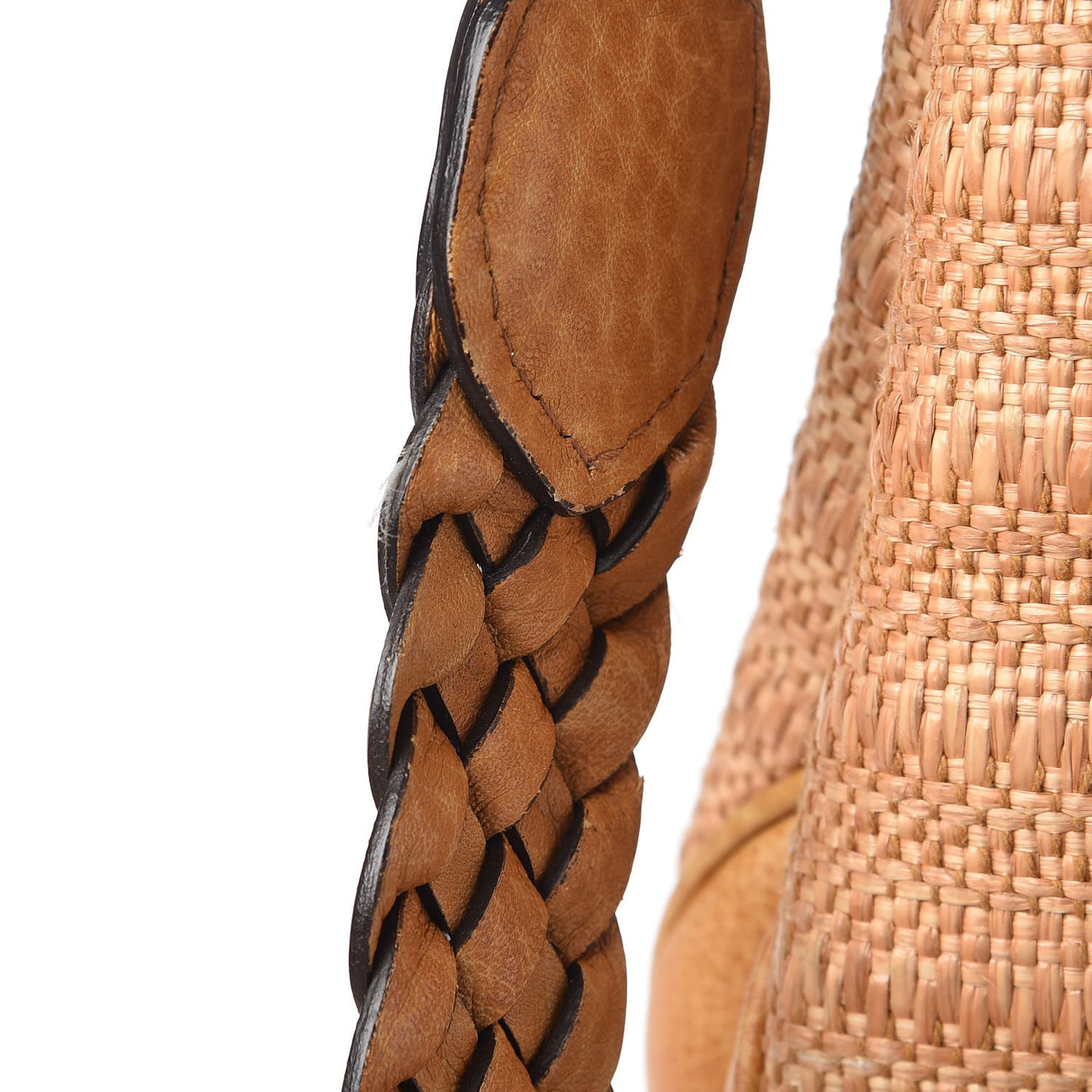 Libeccio Raffia Large New Pelham Shoulder Bag Light Brown