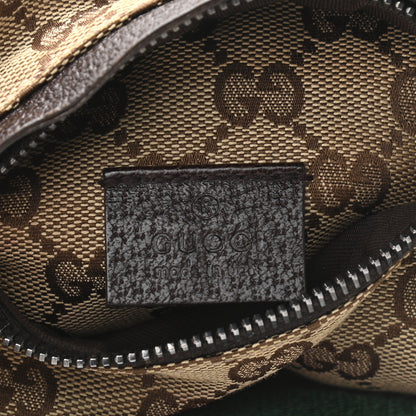 Gucci GG Monogram Double Pocket Belt Bag Dark Brown 8 of 14