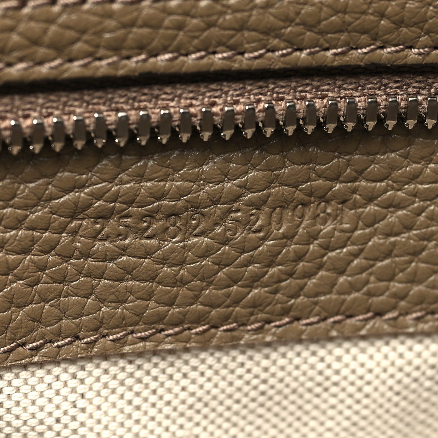 Gucci Piuma Calfskin Jumbo GG Embossed Large Duffle Bag Good Taupe 7 of 12