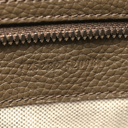Gucci Piuma Calfskin Jumbo GG Embossed Large Duffle Bag Good Taupe 7 of 12