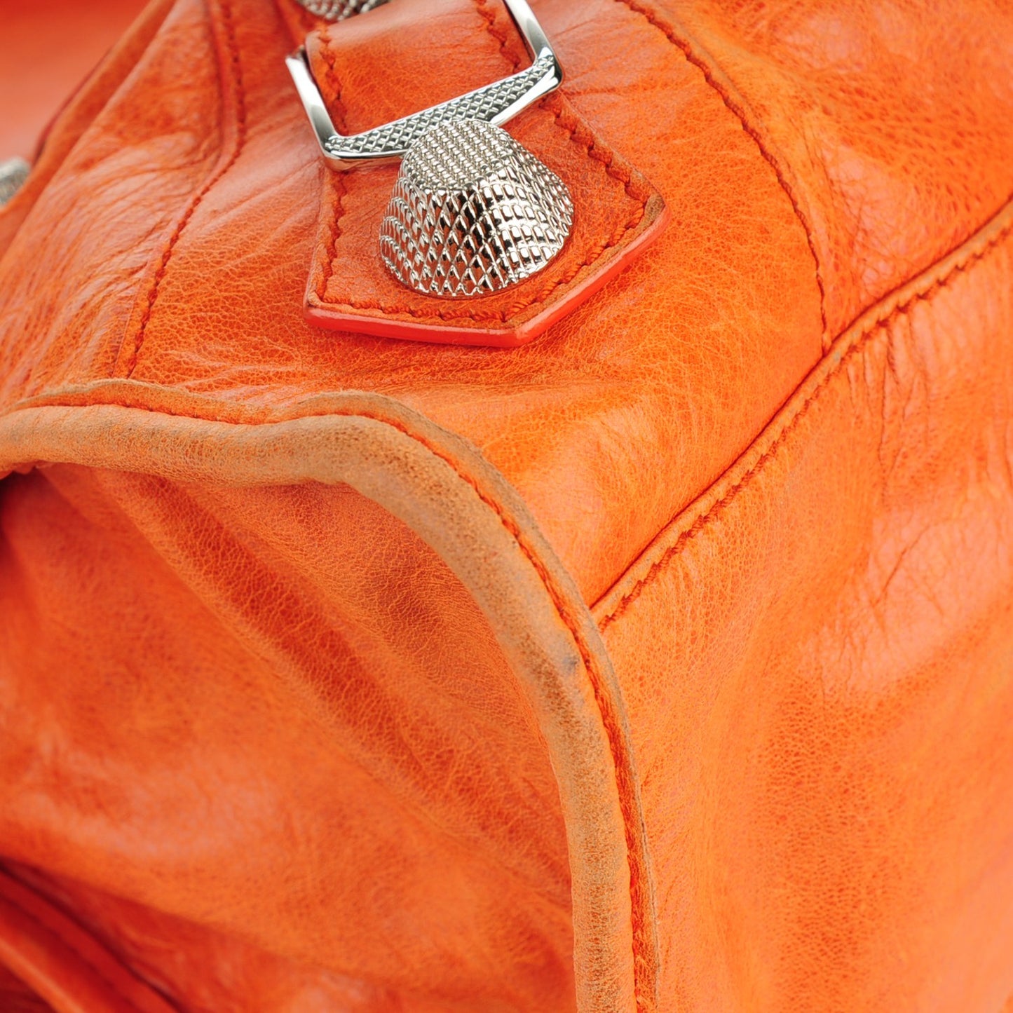 Agneau Giant 21 Silver Hardware City Mandarine