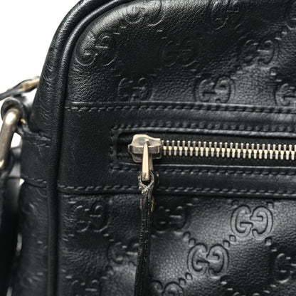 Gucci Guccissima Flat Messenger Bag Black 13 of 13