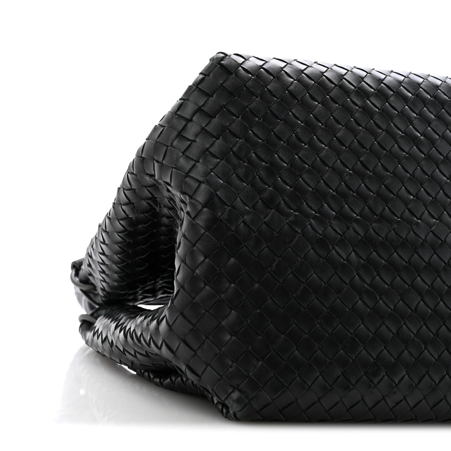Nappa Intrecciato Parachute Bag Black