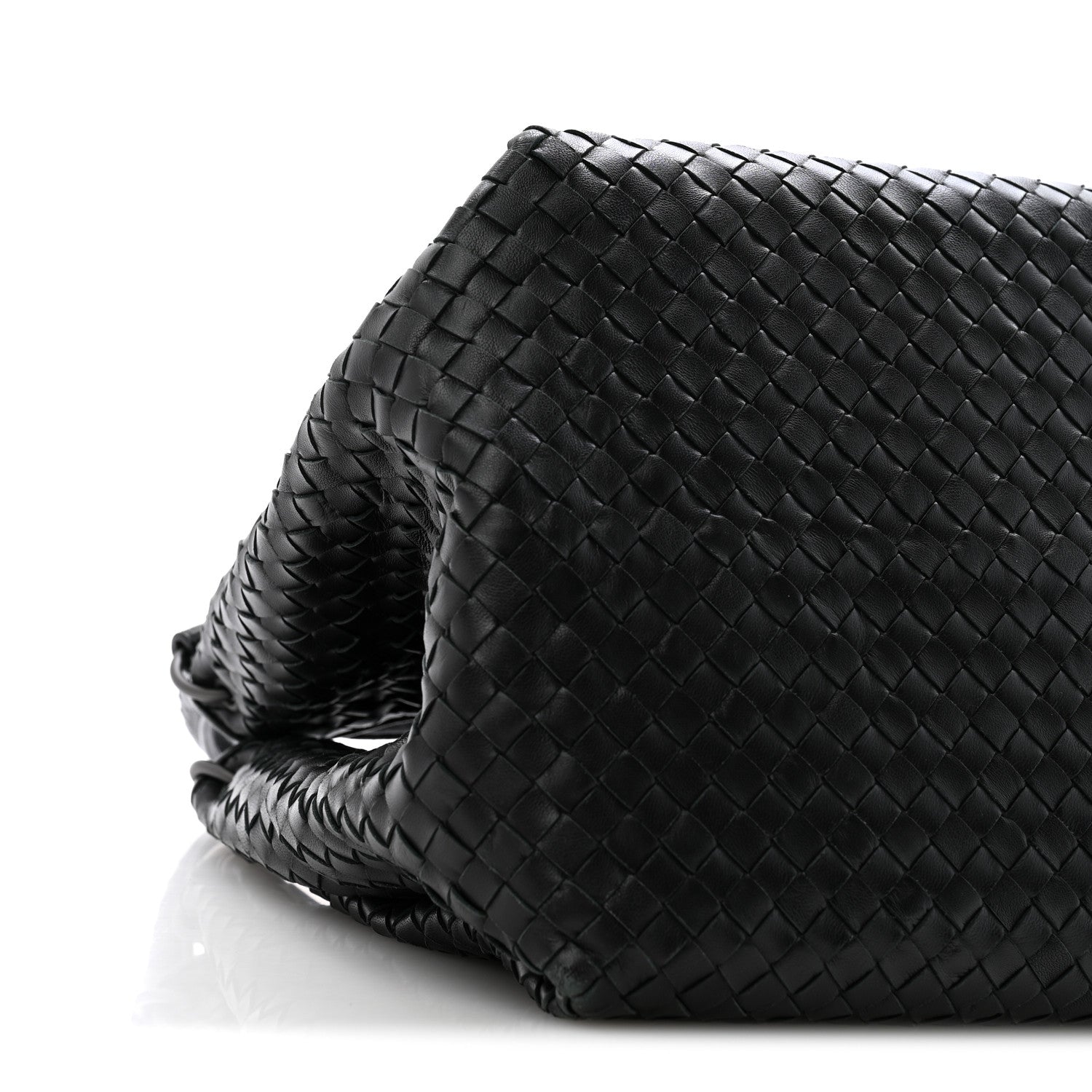 Bottega Veneta Nappa Intrecciato Parachute Bag Black 9 of 13