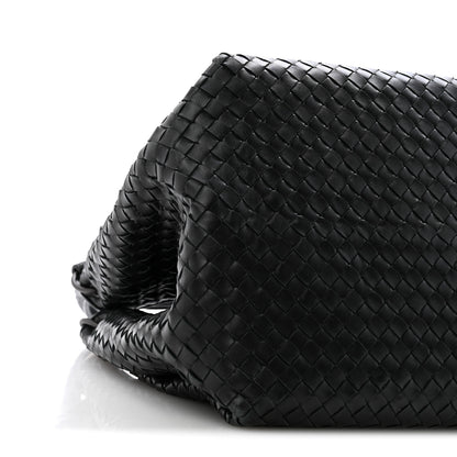Bottega Veneta Nappa Intrecciato Parachute Bag Black 9 of 13