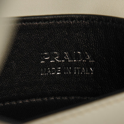 Prada City Calf Large Double Bag Talco 16 of 17