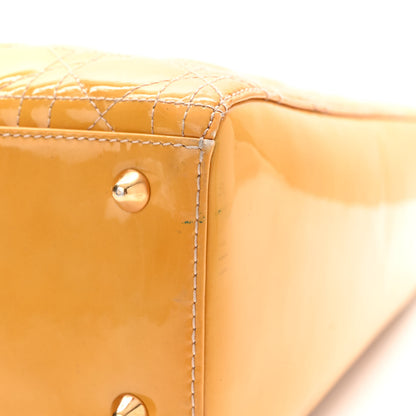 Christian Dior Patent Cannage Large Lady Dior Beige 22 of 22