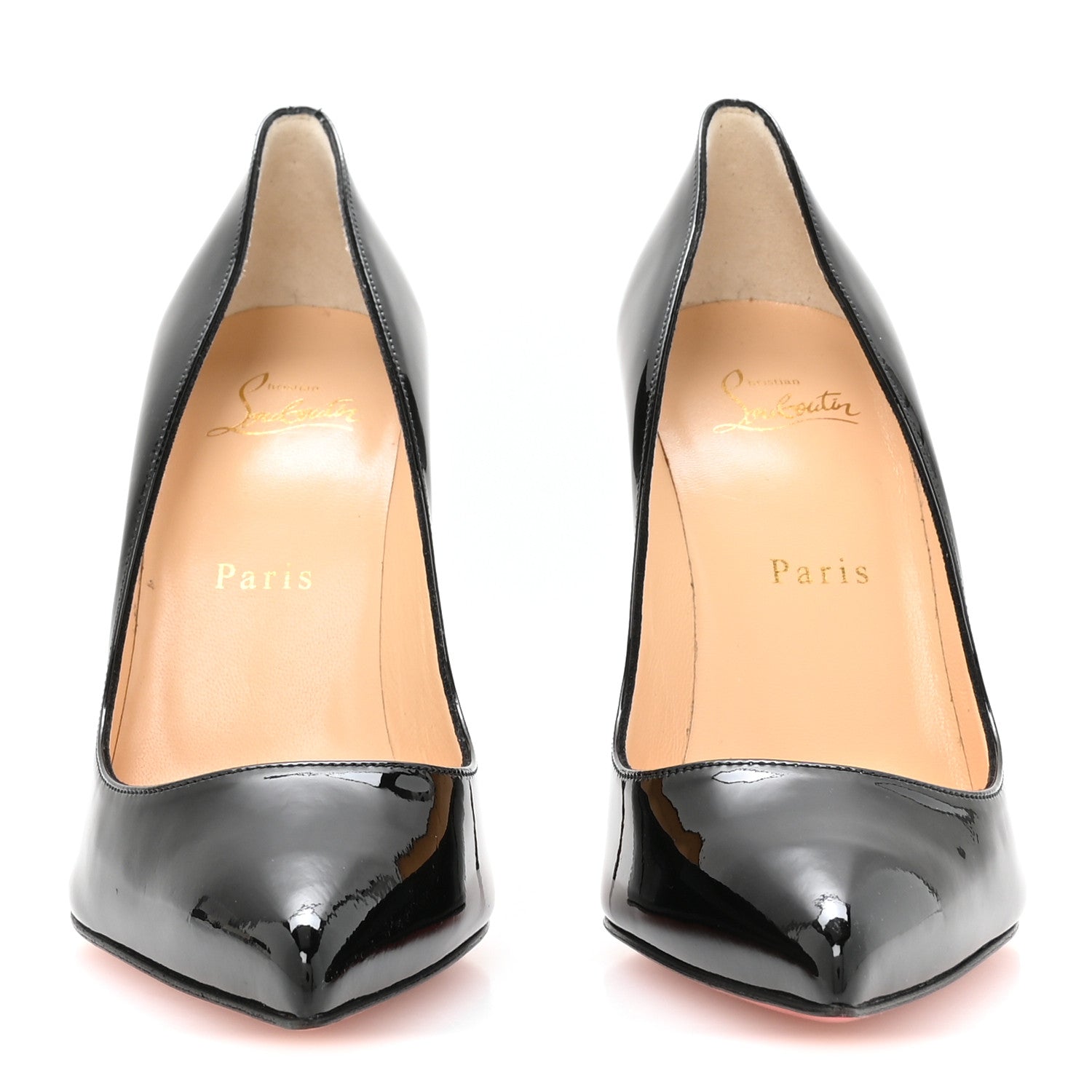 Christian Louboutin Patent Pigalle Follies 100 Pumps 37.5 Black 3 of 7