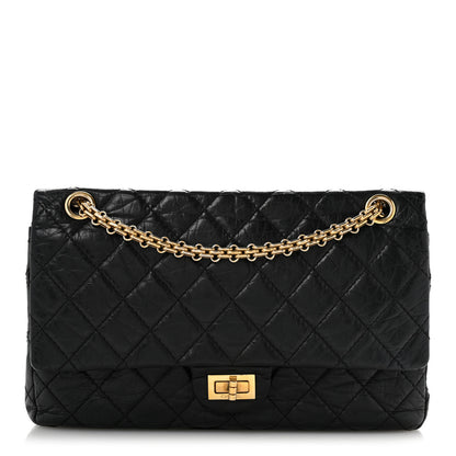Chanel Aged Calfskin Quilted 2.55 Reissue 226 Flap Black 1 of 14