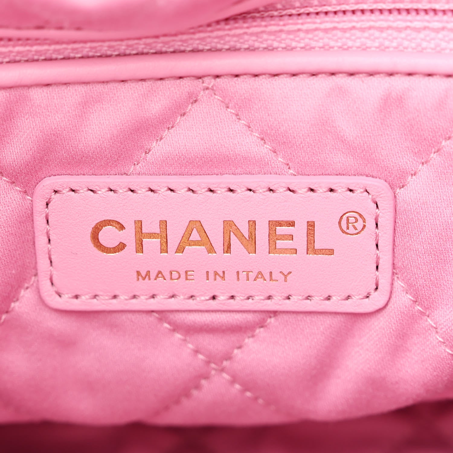 Chanel Shiny Calfskin Quilted Chanel 22 Backpack Lilac 6 of 10